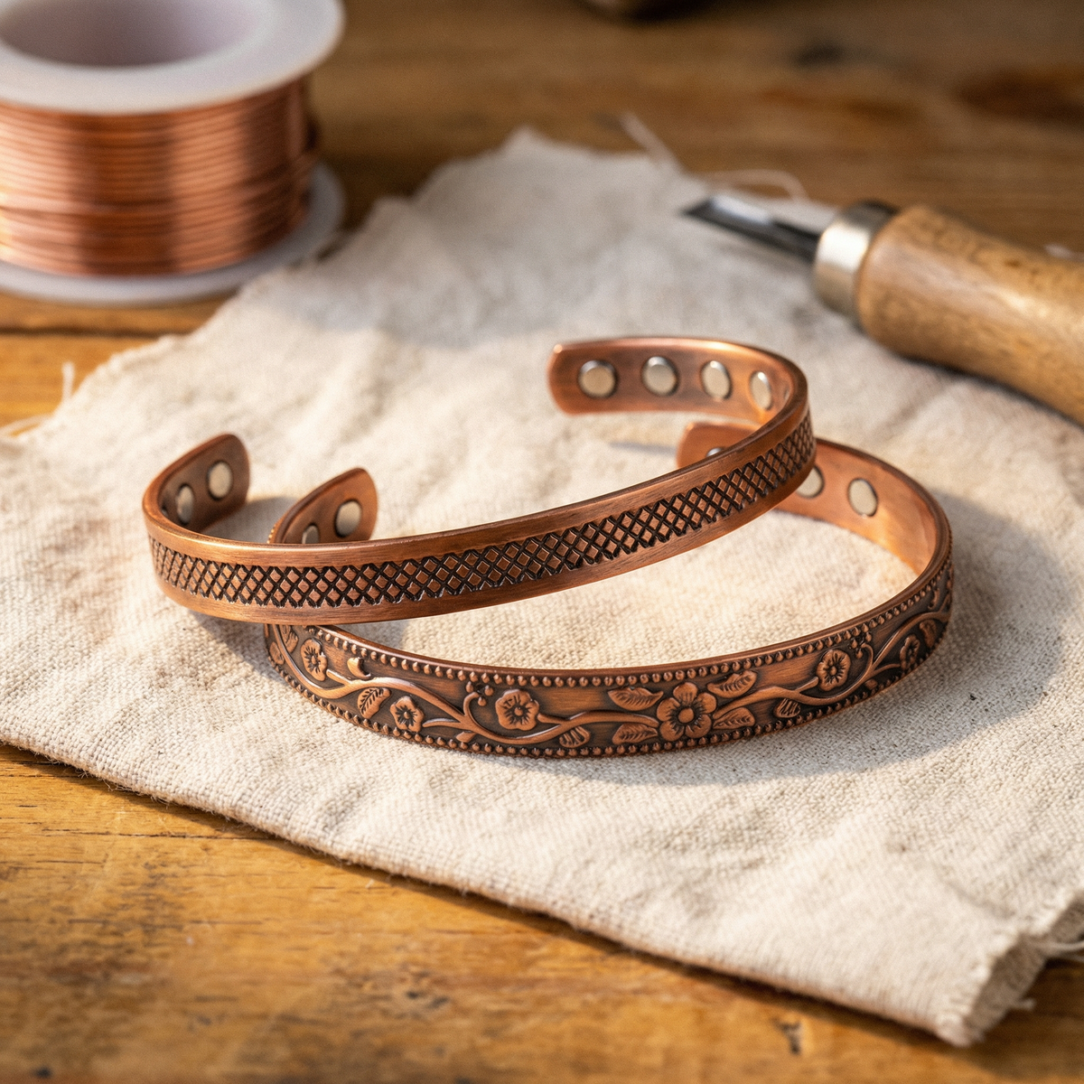 Luma & Reed Copper Jewellery Set “Forge”
