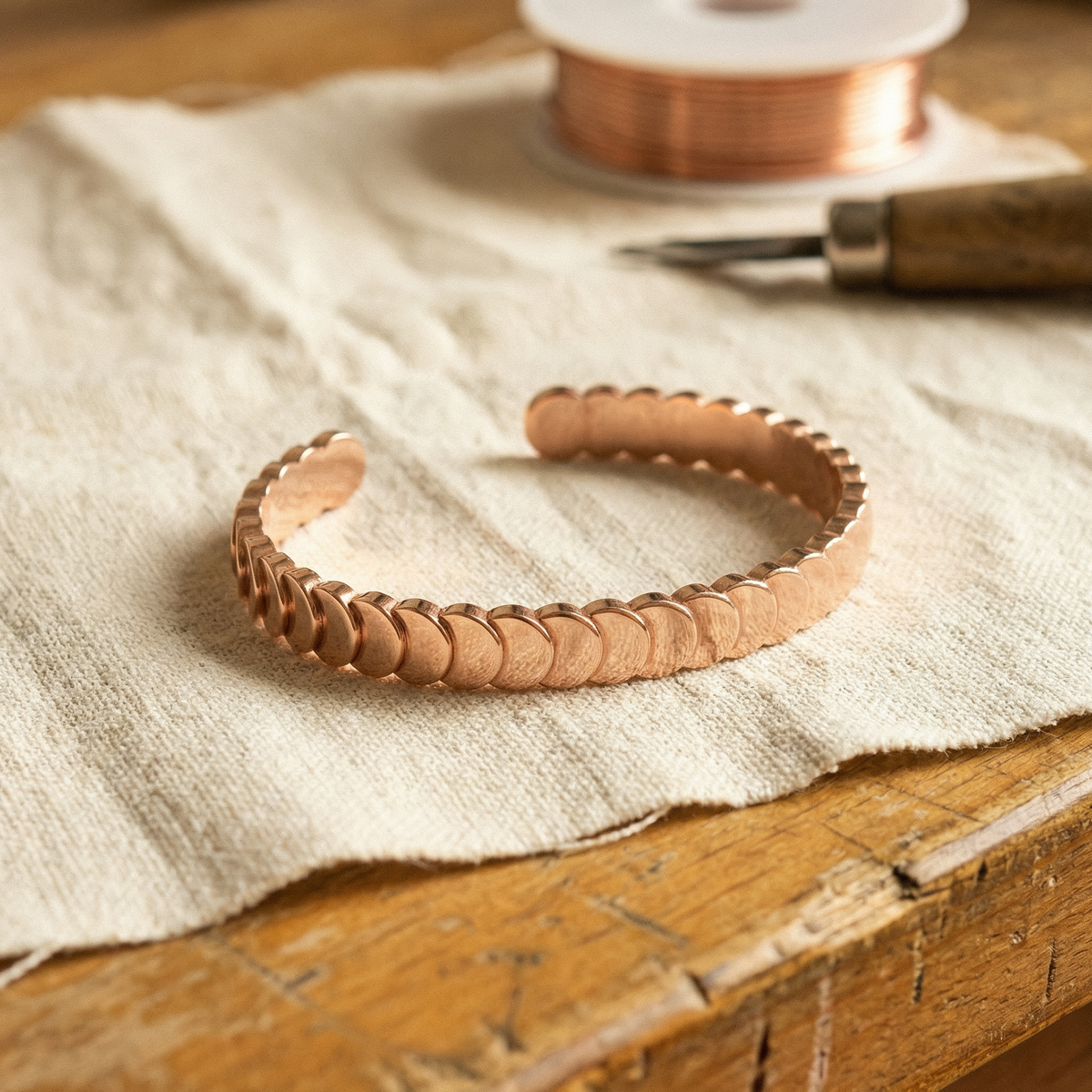 Luma & Reed Copper Bracelet “Tides”
