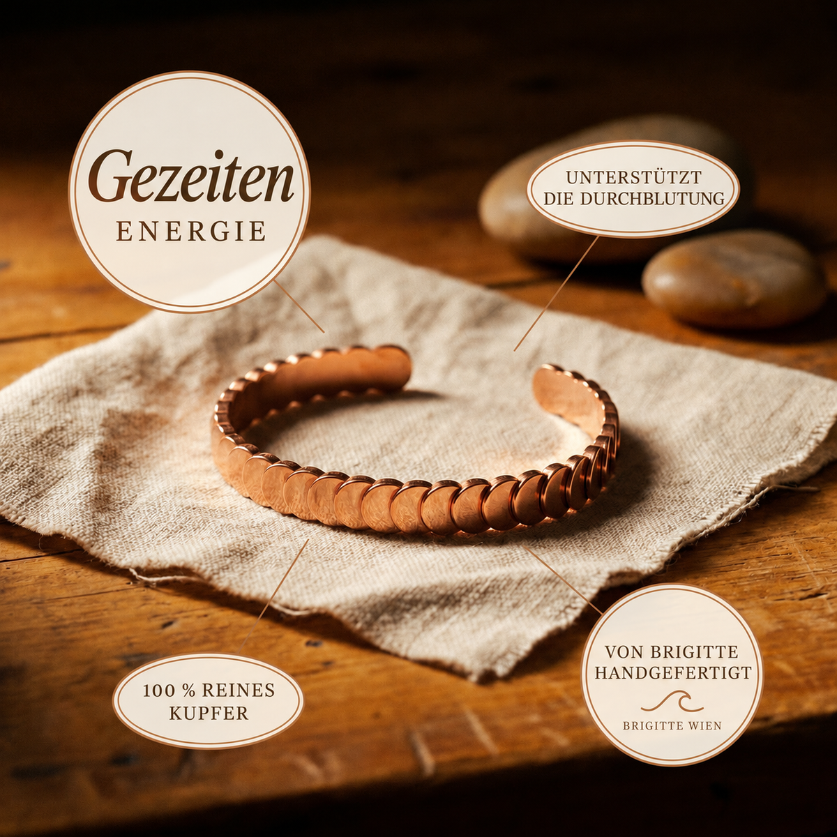 Luma & Reed Copper Bracelet “Tides”