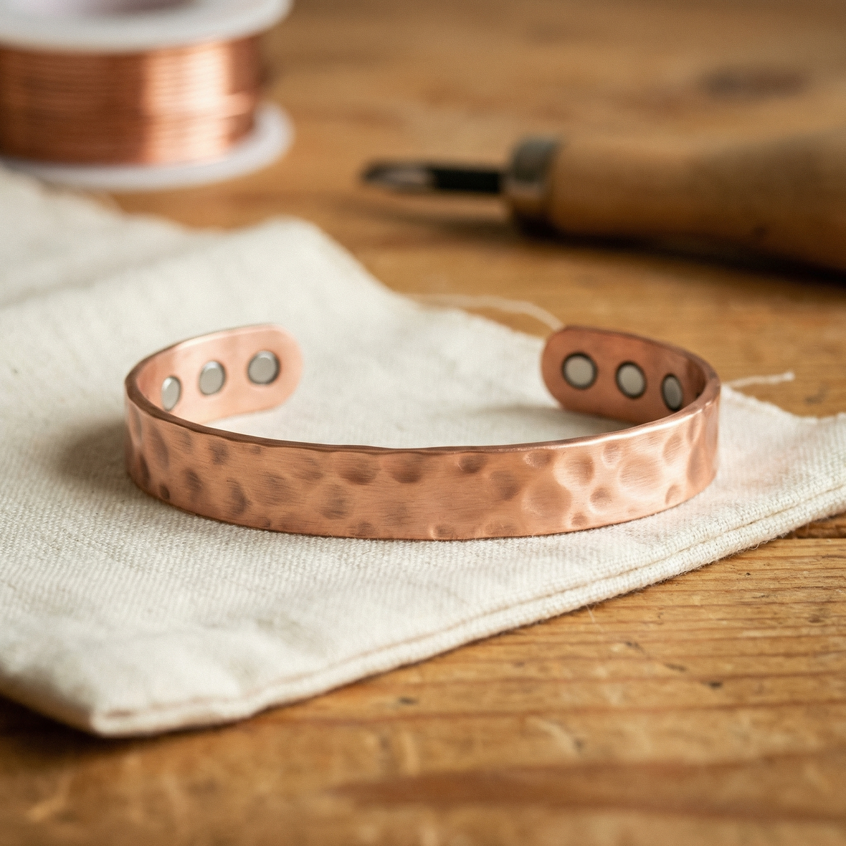 Luma & Reed Copper Bracelet “Lodestone”
