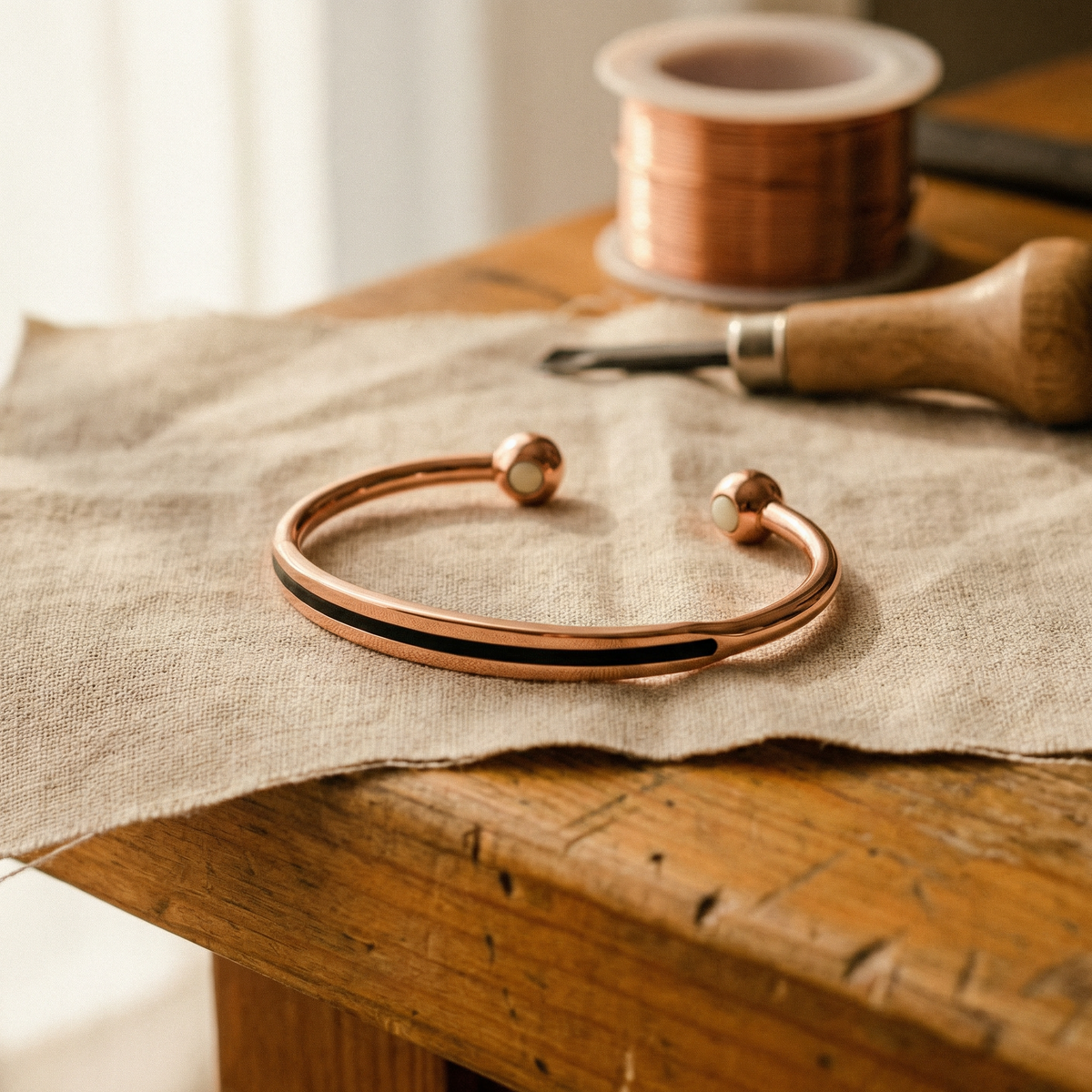 Luma & Reed Copper Bracelet “Vein”