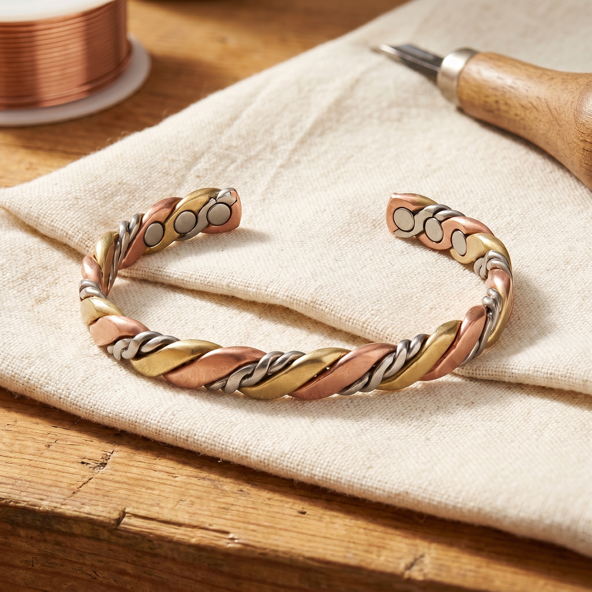 Luma & Reed Copper Bracelet “Stone”