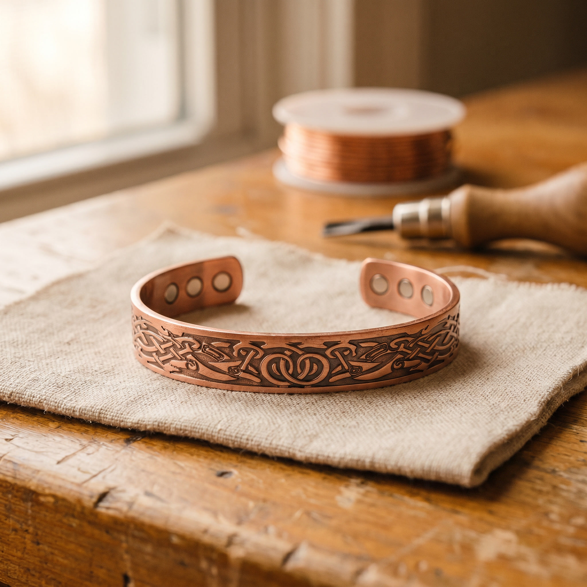 Luma & Reed Copper Bracelet “Flow”