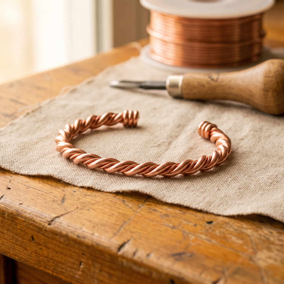 Luma & Reed Copper Bracelet “Tensor”