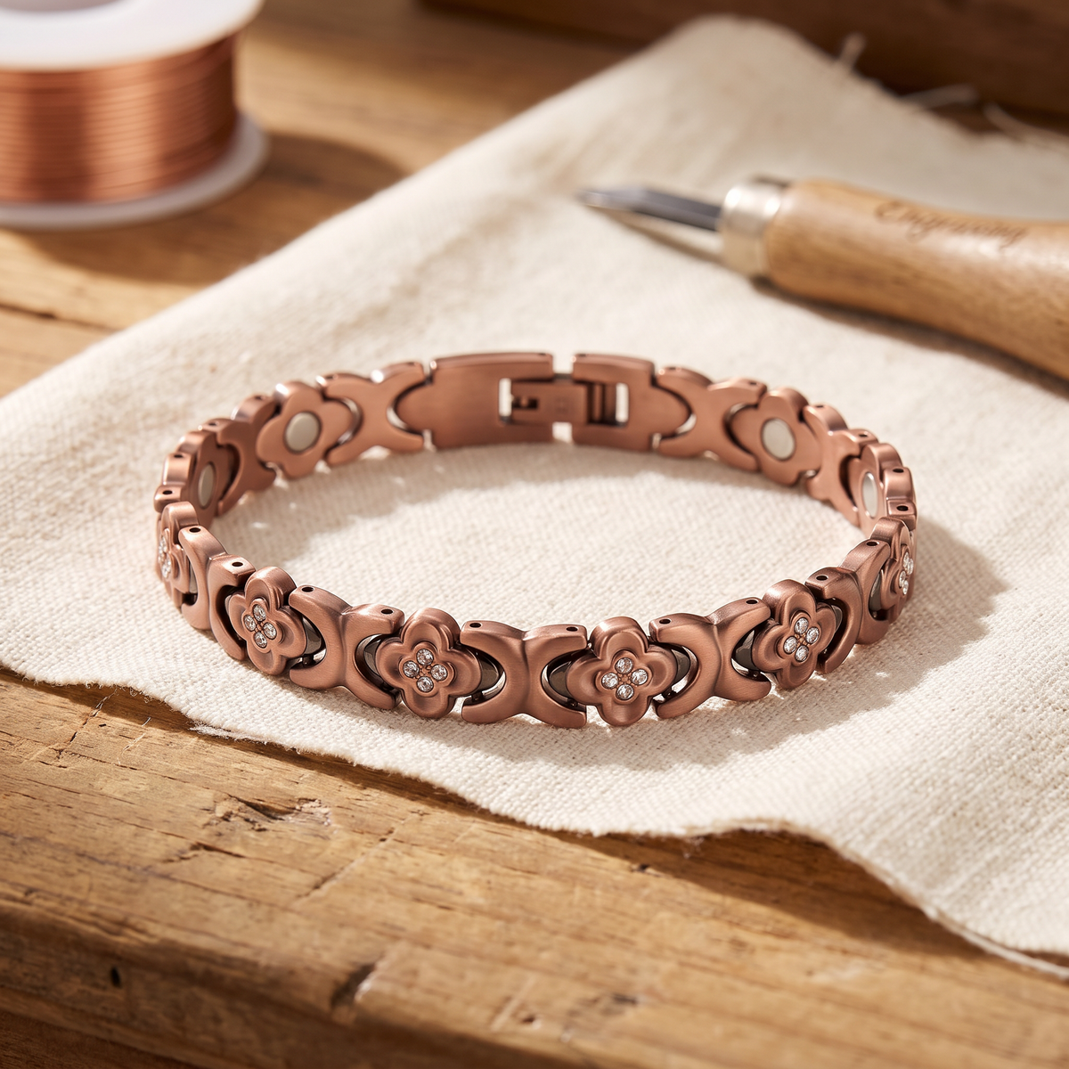 Luma & Reed Copper Bracelet “Keel”