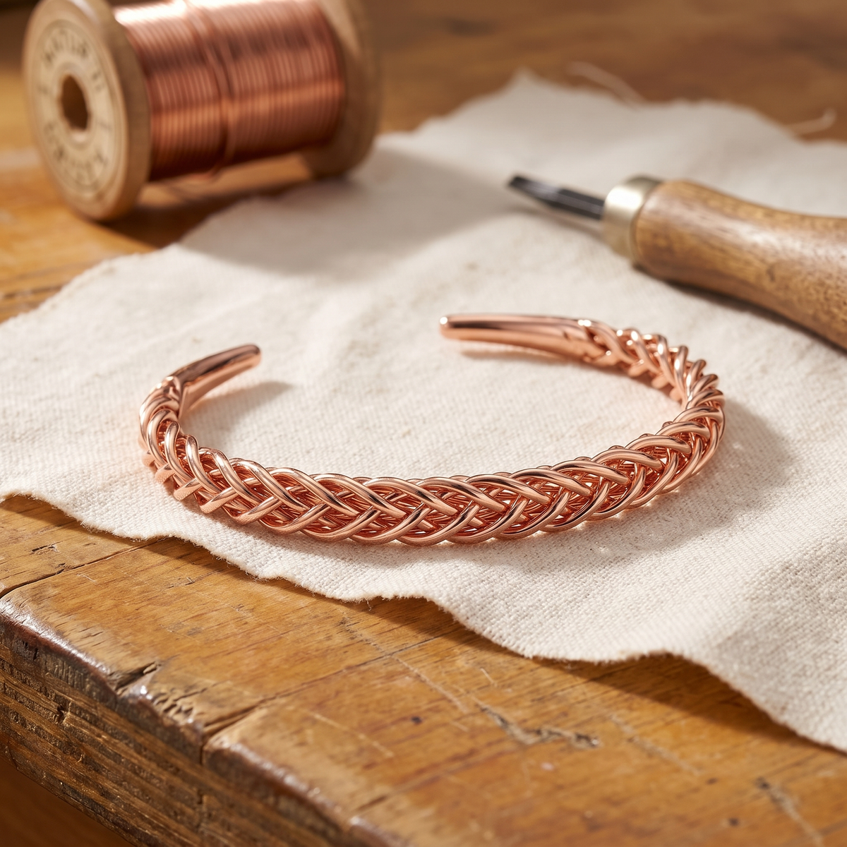 Luma & Reed Copper Bracelet “Fox”