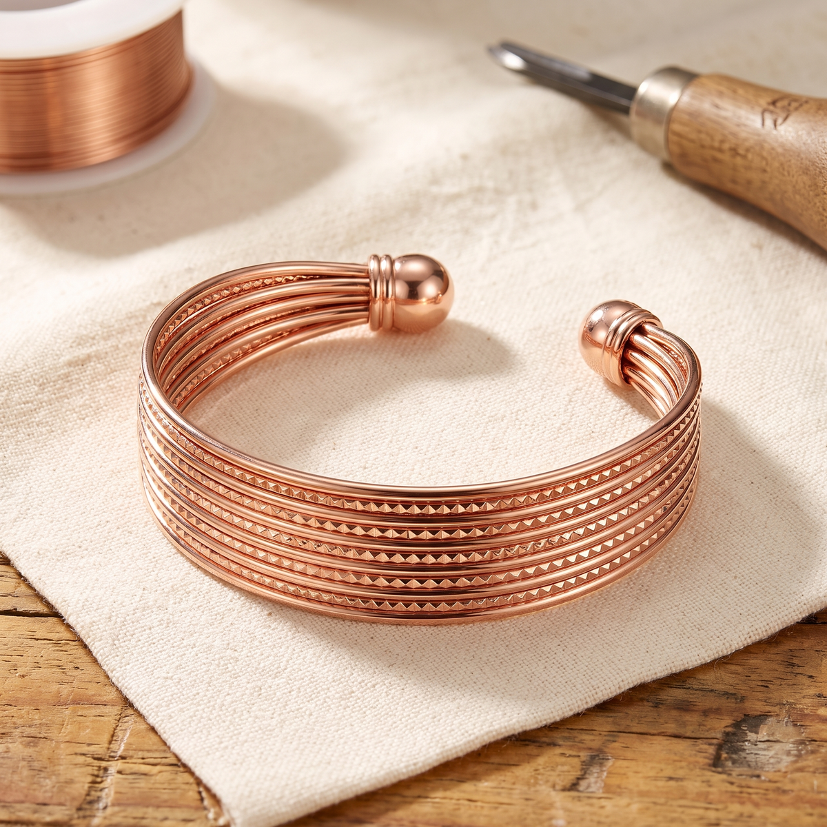 Luma & Reed Copper Bracelet “Swift”