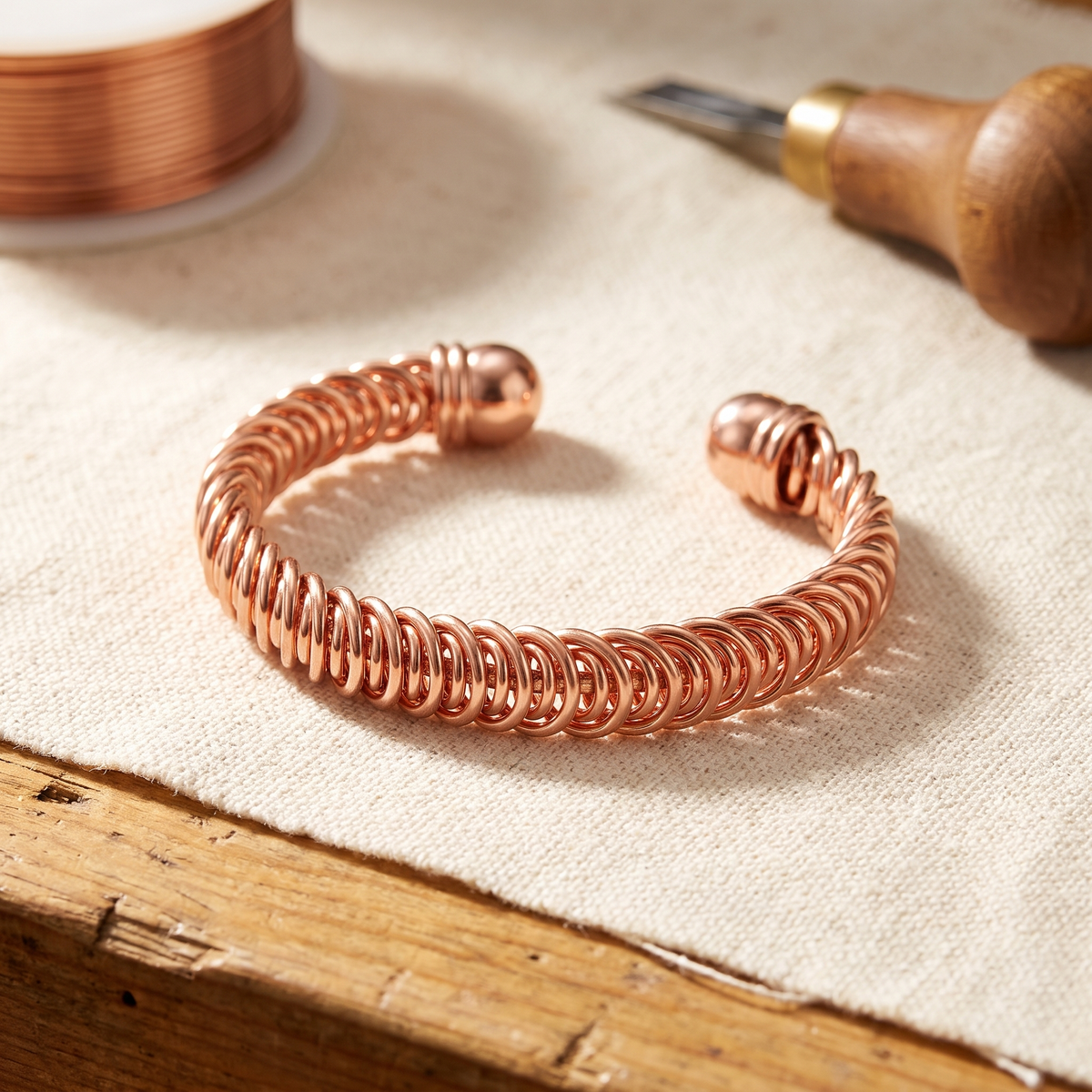 Luma & Reed Copper Bracelet “Gust”