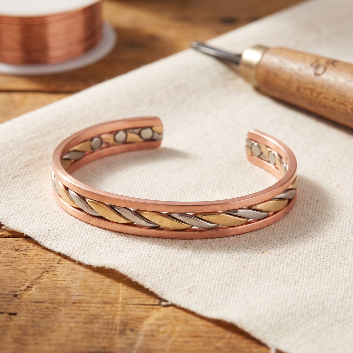 Luma & Reed Copper Bracelet “Bud”