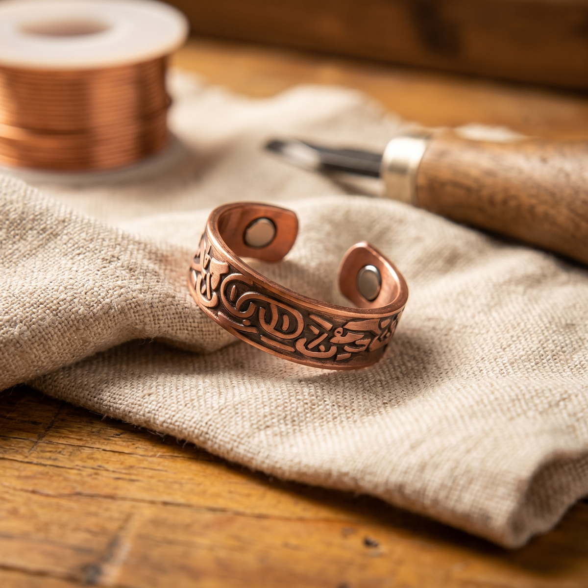 Luma & Reed Copper Ring “Burdock”