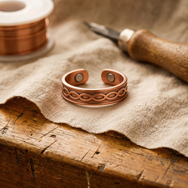 Luma & Reed Copper Ring “Ember”