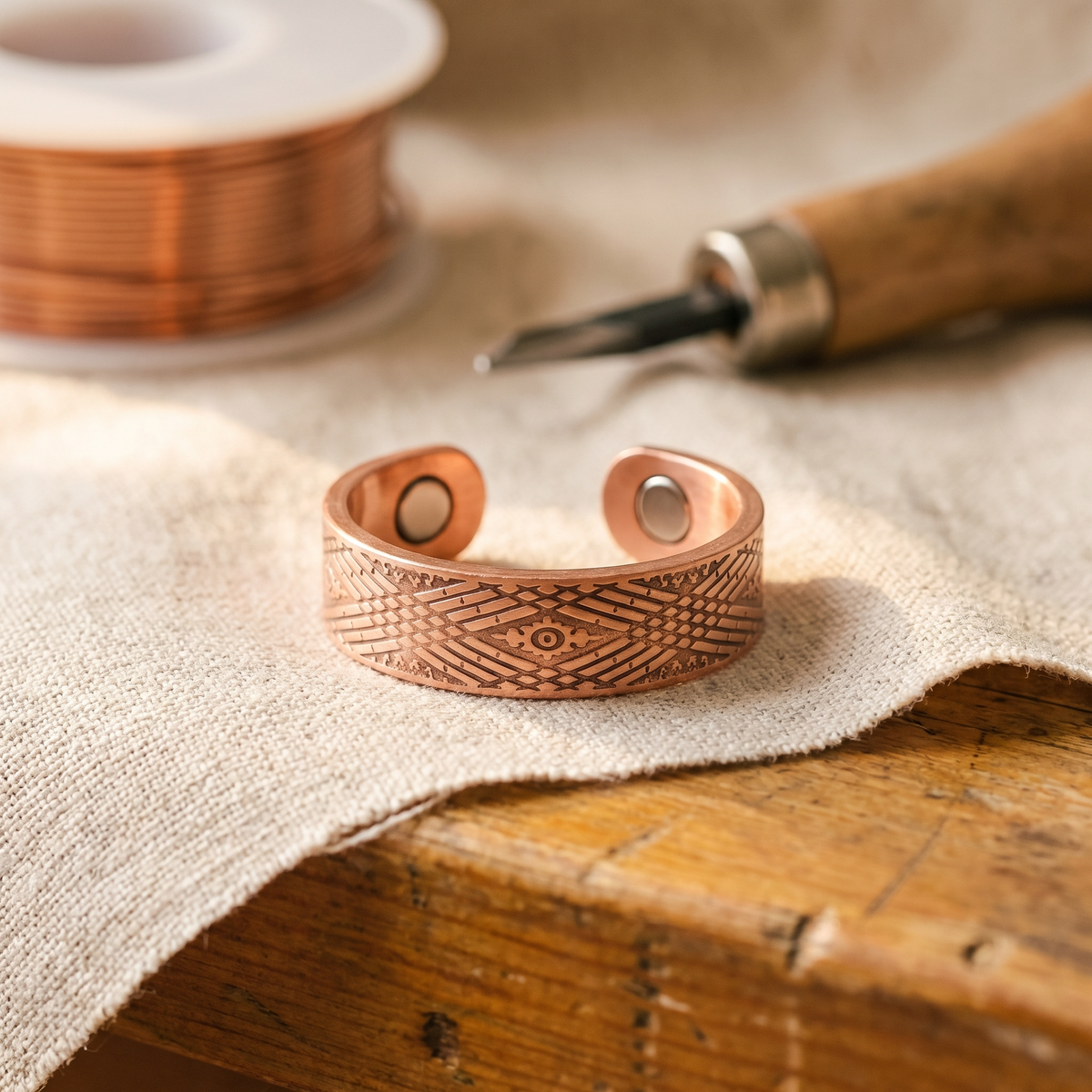 Luma & Reed Copper Ring “Grove”