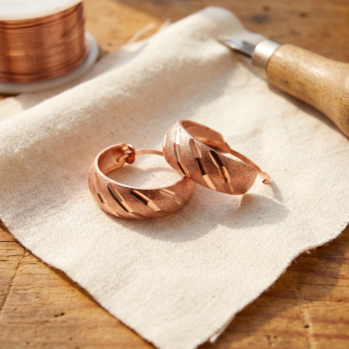 Luma & Reed Copper Earrings “Valley”