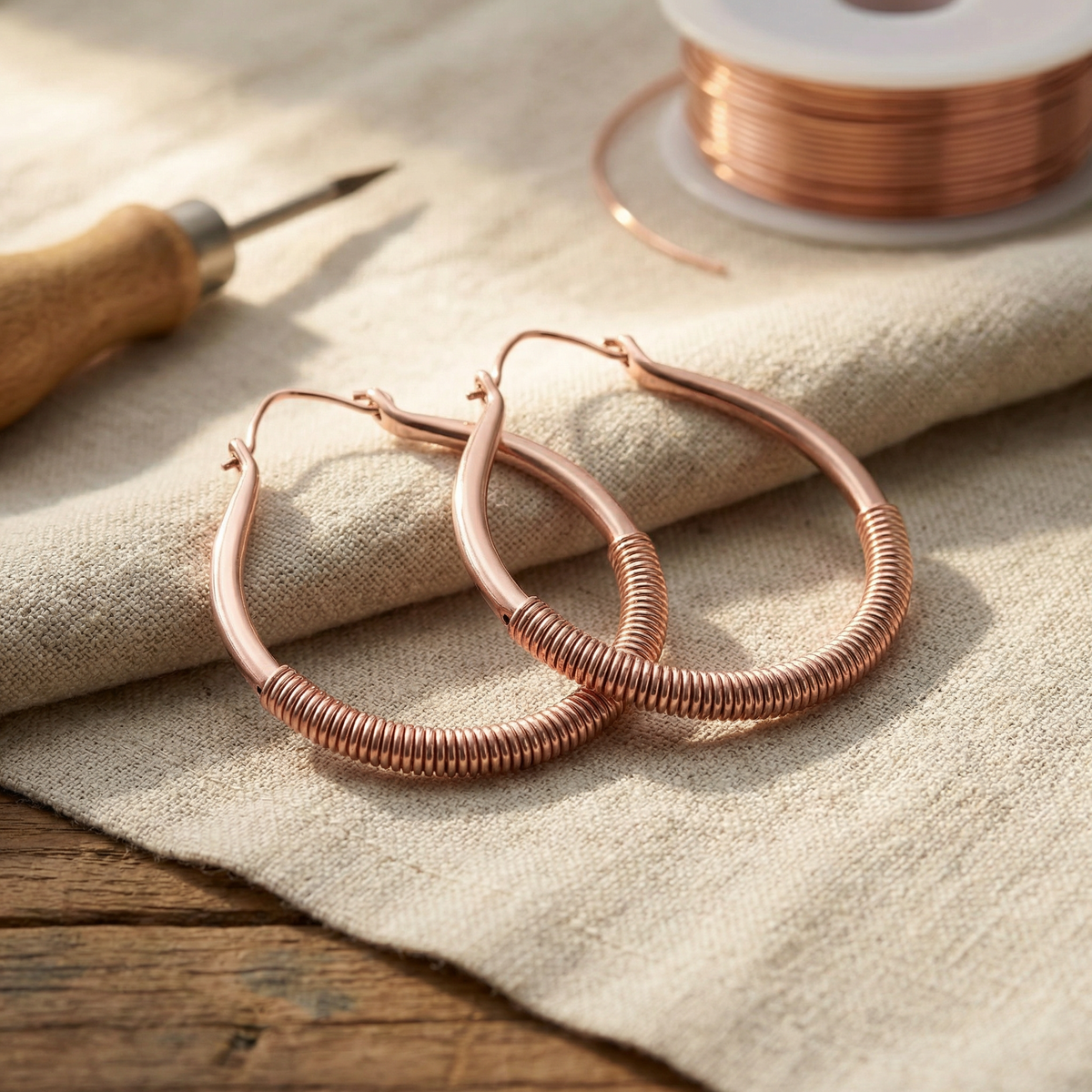 Luma & Reed Copper Earrings “Brook”