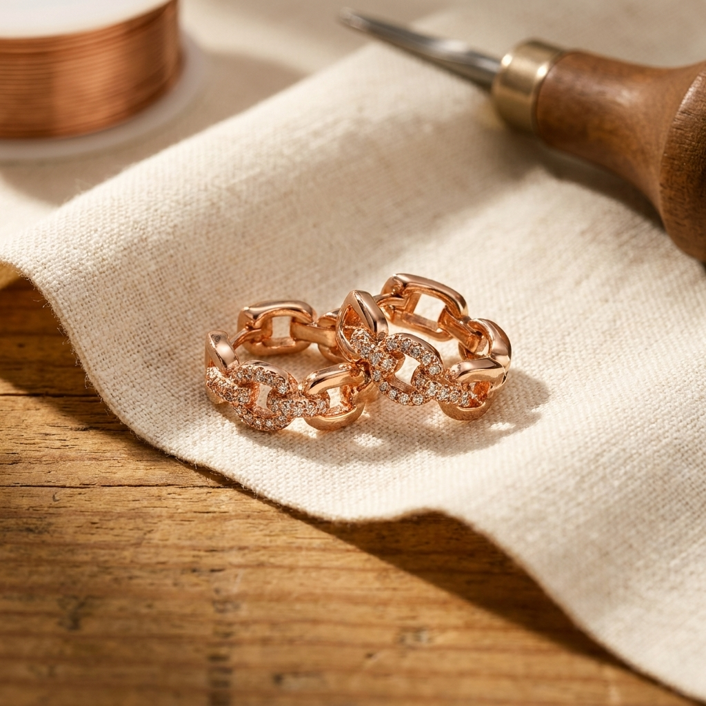 Luma & Reed Copper Earrings “Rock”