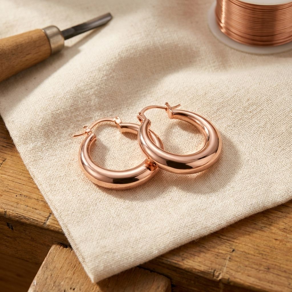 Luma & Reed Copper Earrings “Marl”