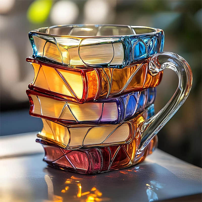 Unique 3D Mug for Literature Lovers