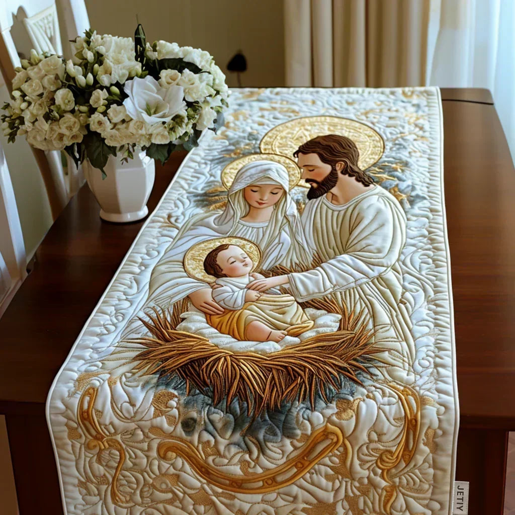 Padded Table Runner - Light of Bethlehem