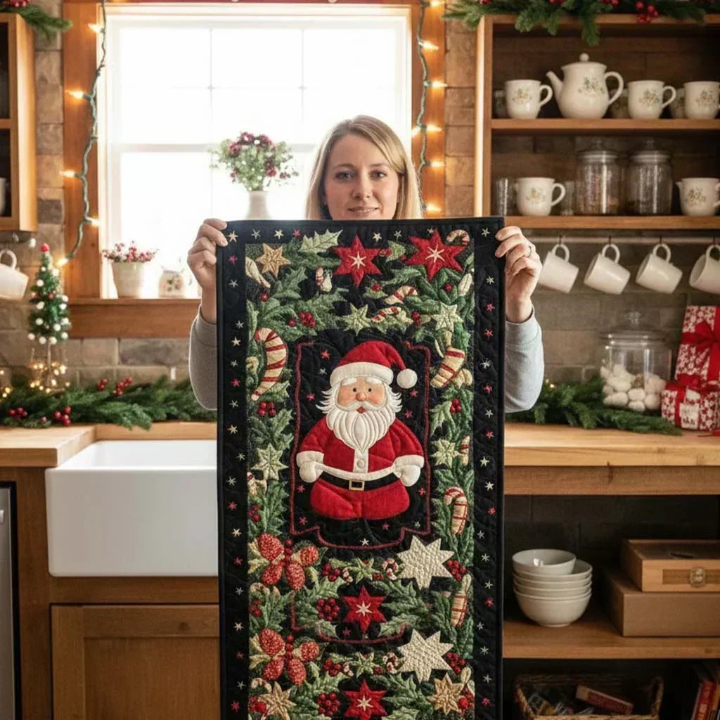 Padded Table Runner - Arctic Glow