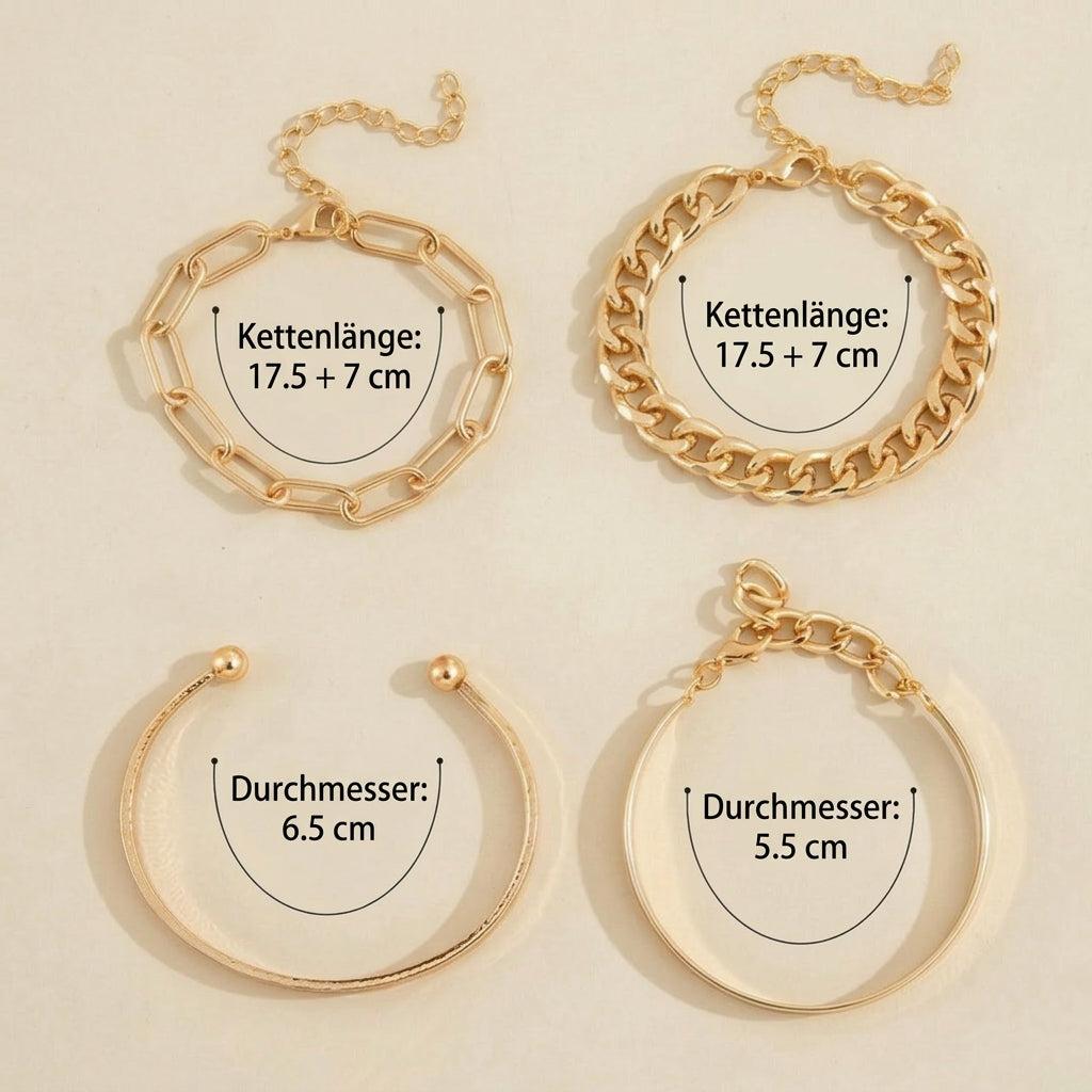 Bracelet Set “Gold Harmony”