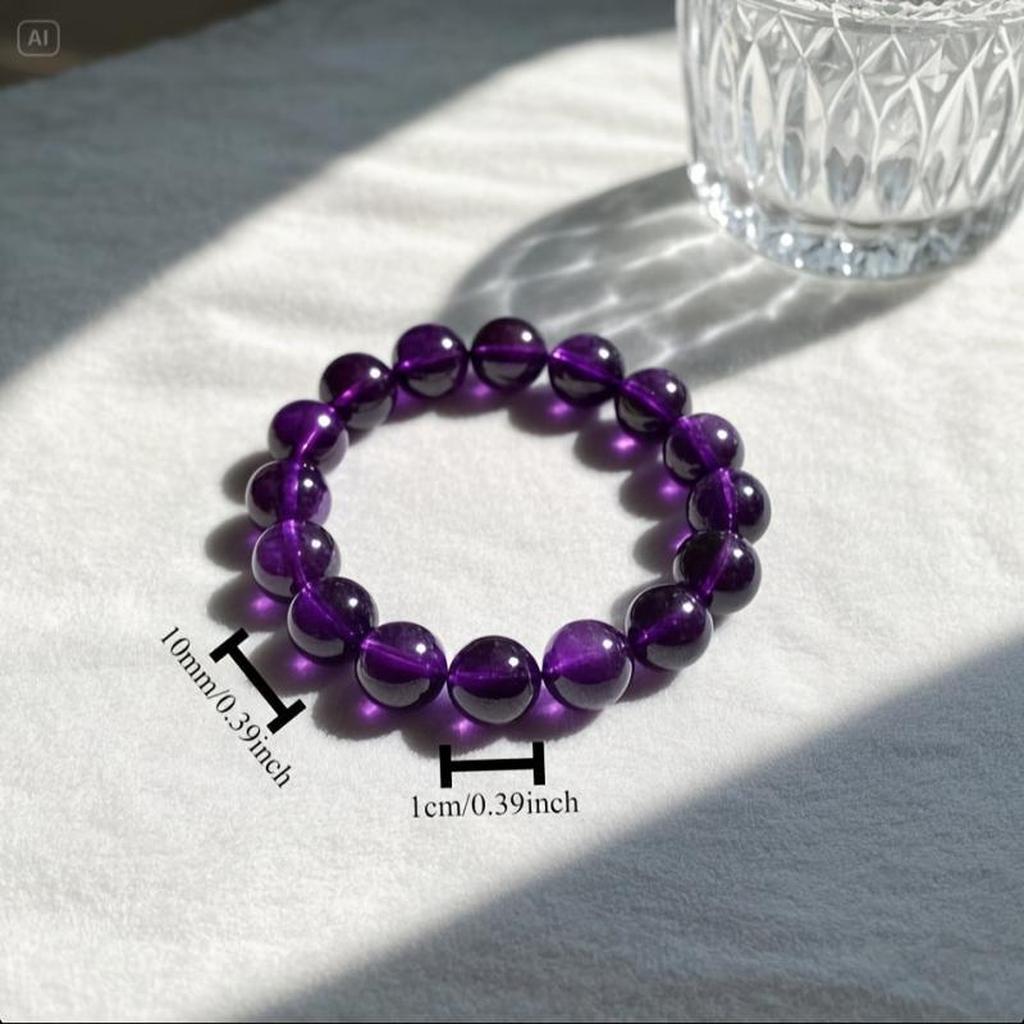 Bracelet “Valeria” with Purple Pearls