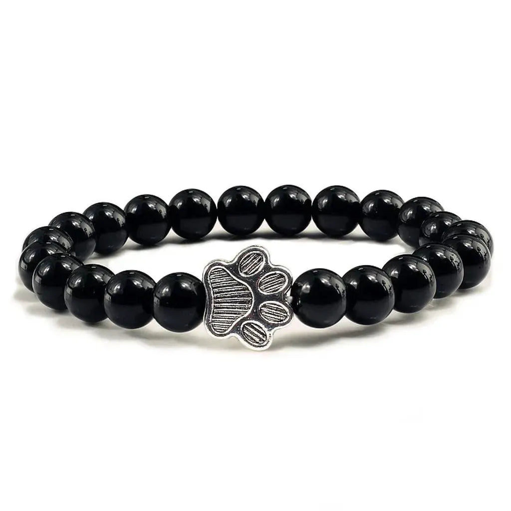 Bracelet with Paw Beads