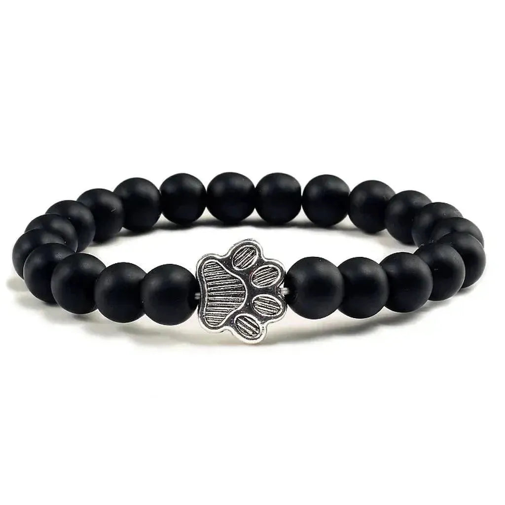 Bracelet with Paw Beads