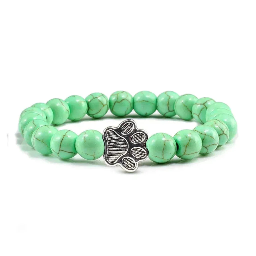 Bracelet with Paw Beads