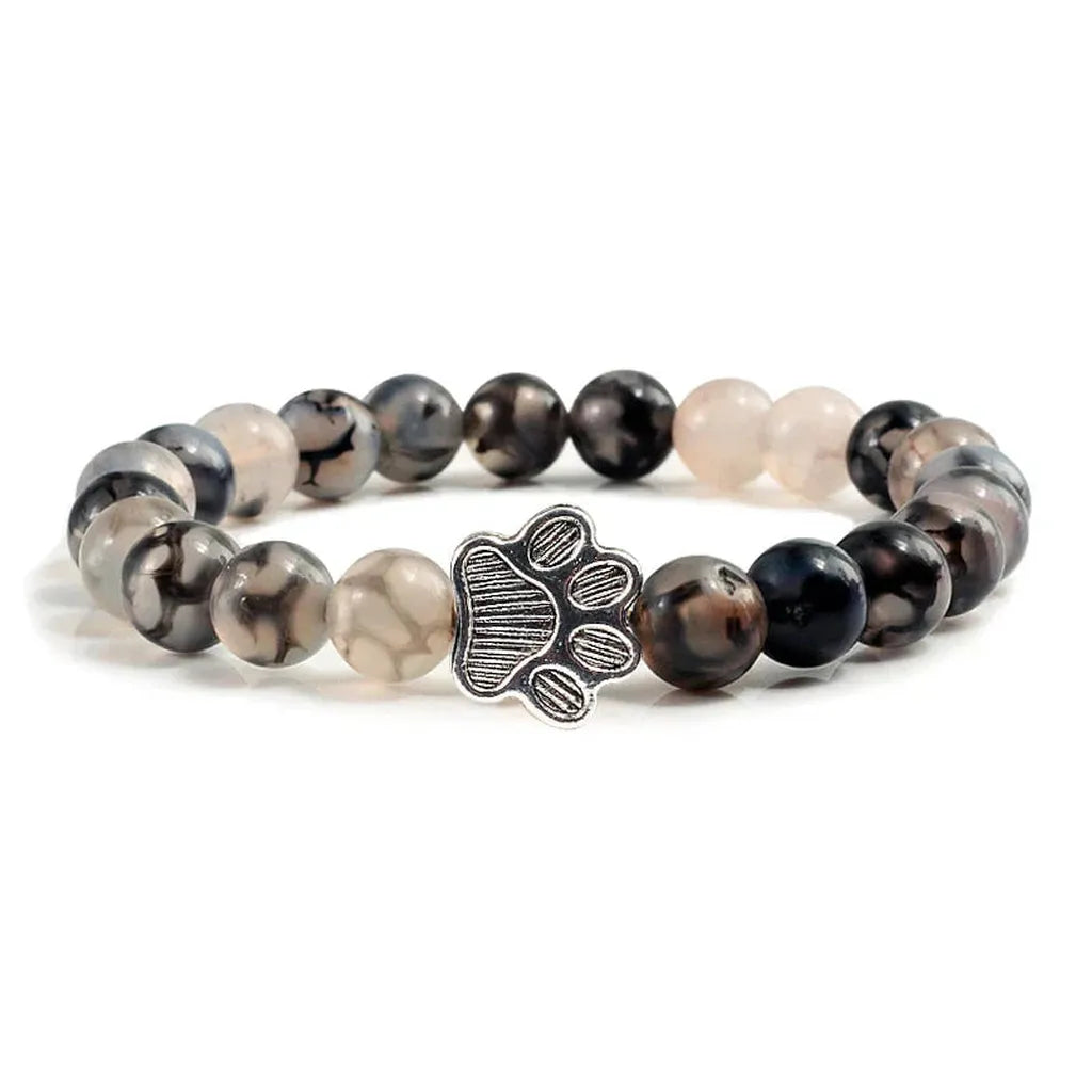 Bracelet with Paw Beads