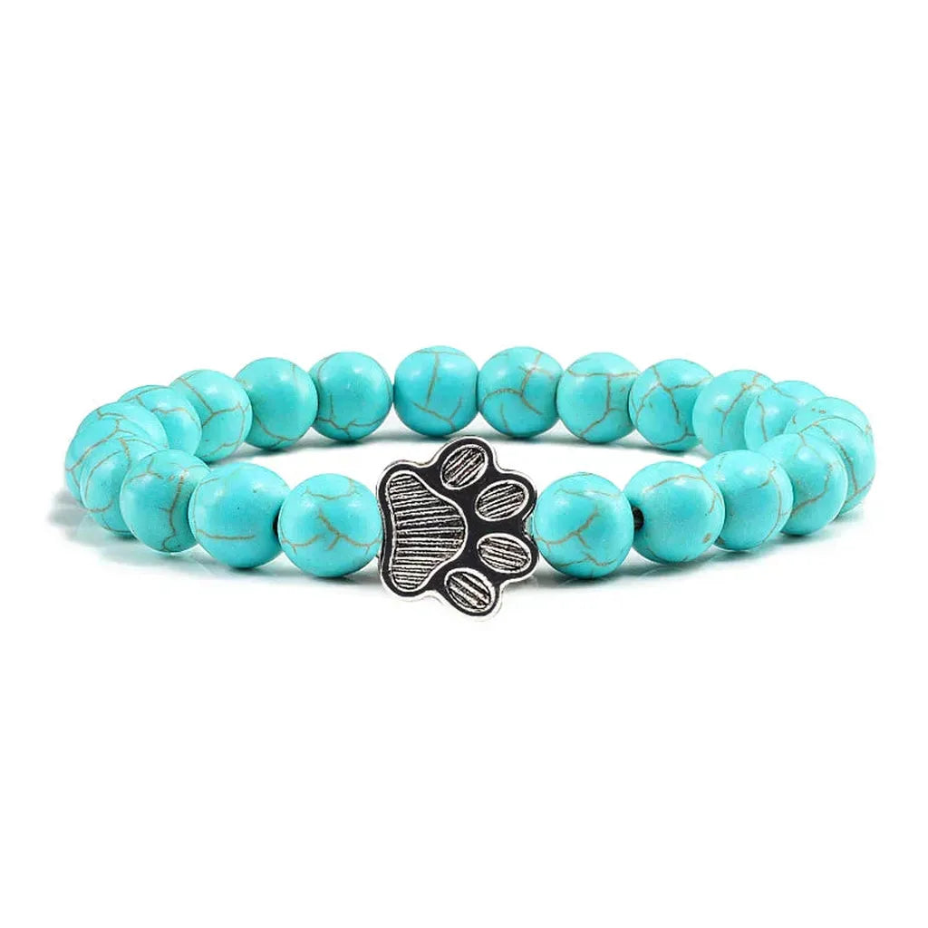 Bracelet with Paw Beads