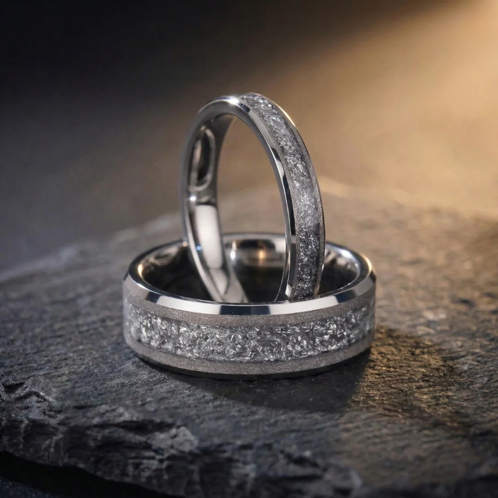 Aureum Silver – Tungsten Carbide Ring