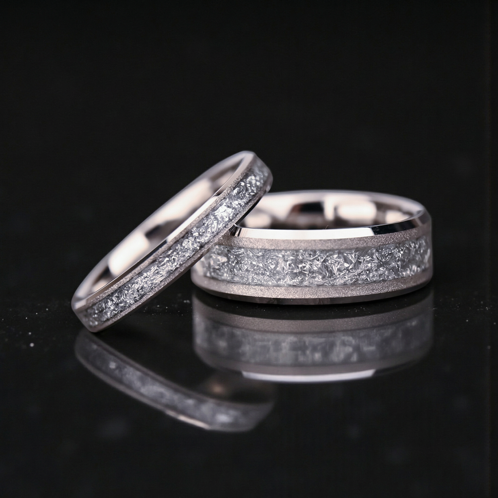 Aureum Silver – Tungsten Carbide Ring