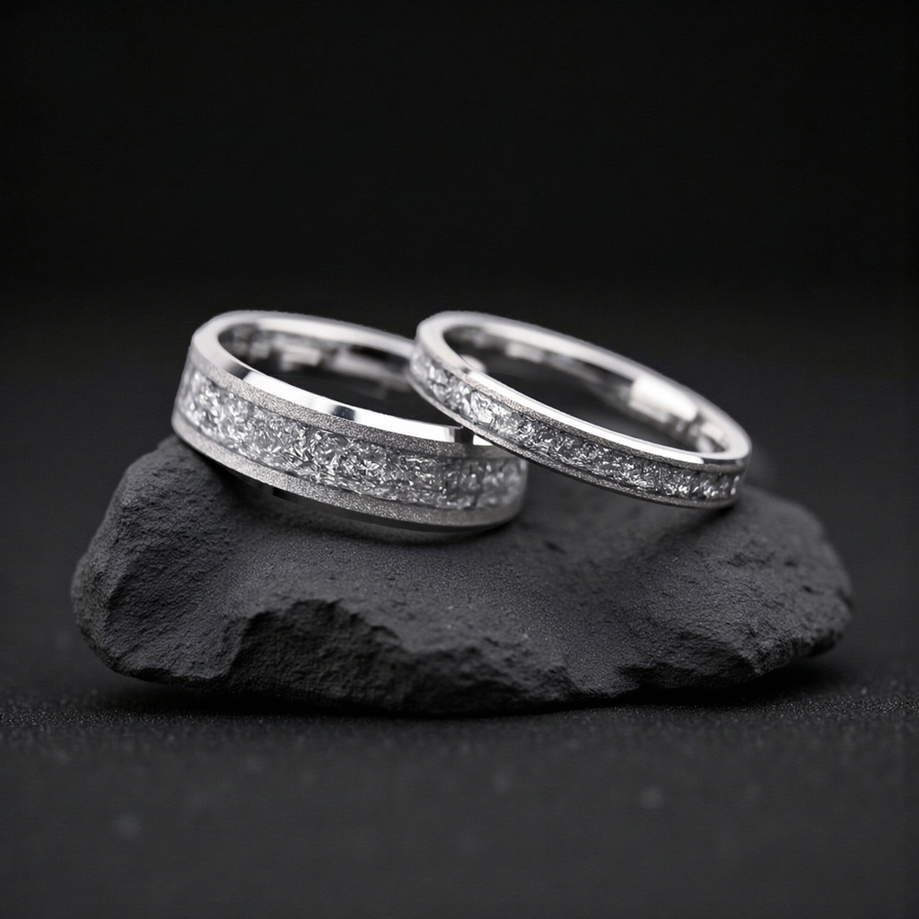 Aureum Silver – Tungsten Carbide Ring