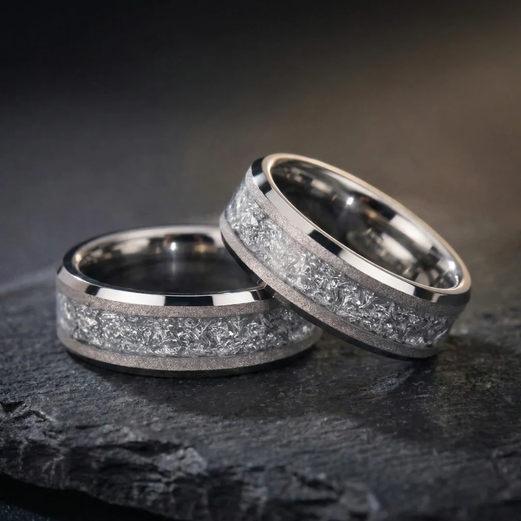 Aureum Silver – Tungsten Carbide Ring