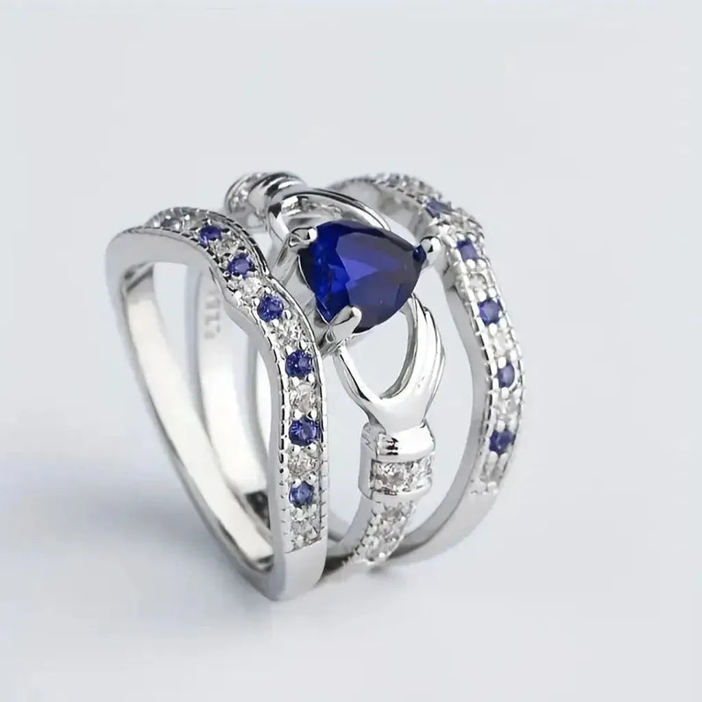 Azura Ring Set “Eternal Shine” | White Gold