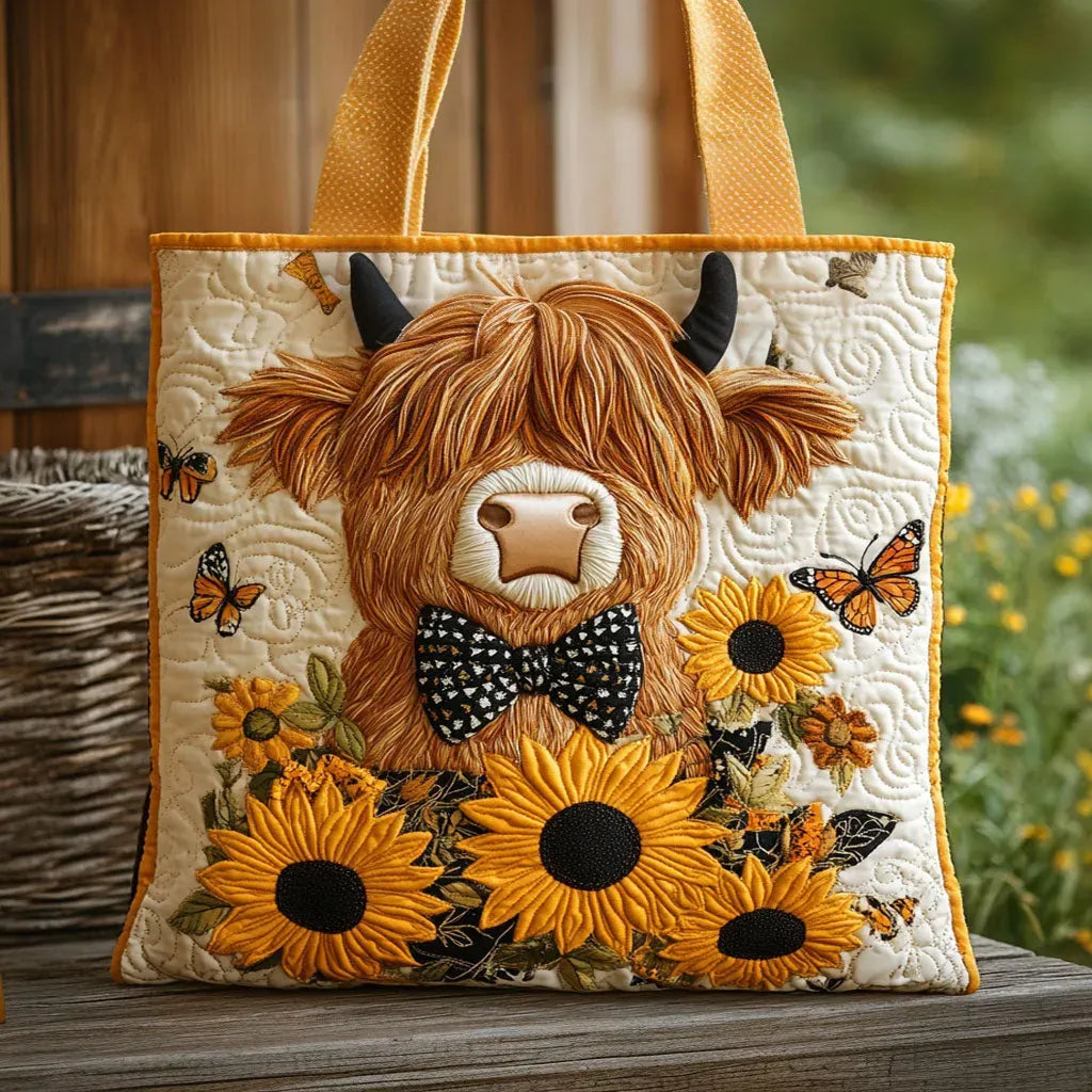 Padded Bag with Butterfly and Bow