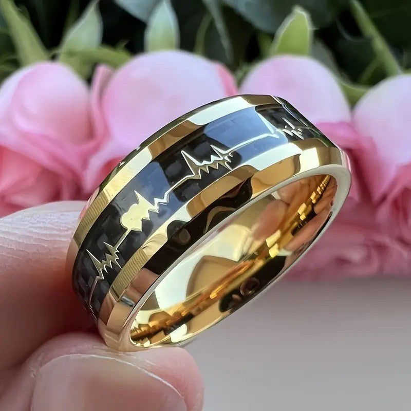 Band Ring “Pulse Wave”