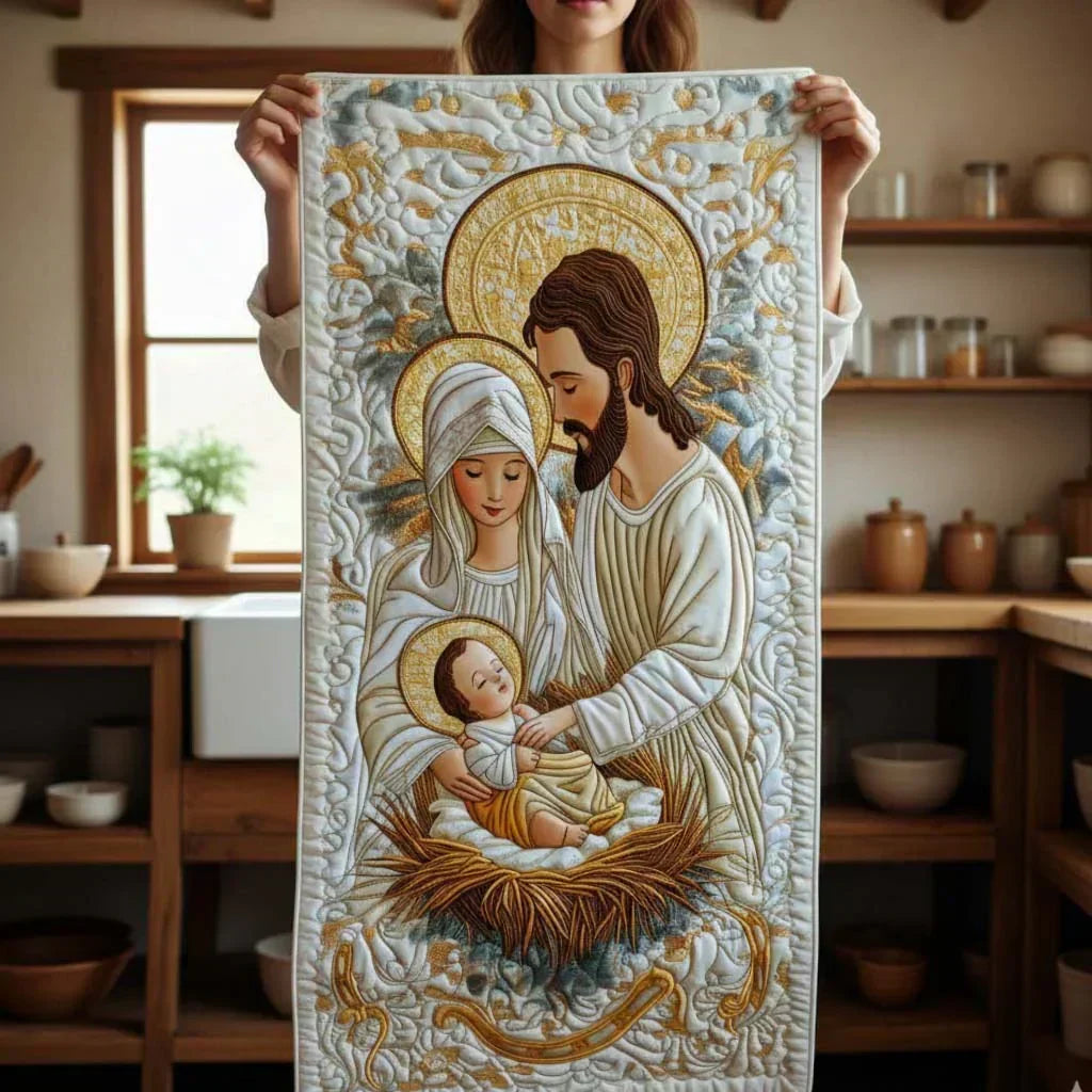 Padded Table Runner - Light of Bethlehem