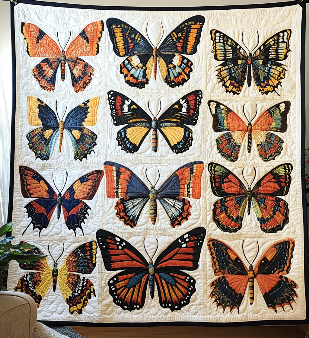 Art Wall Hanging – Butterflies in Bloom