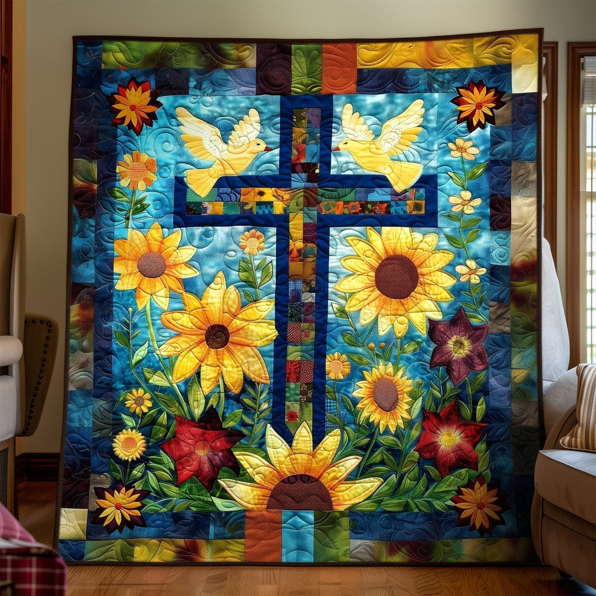 Art Wall Hanging – Blooming Faith