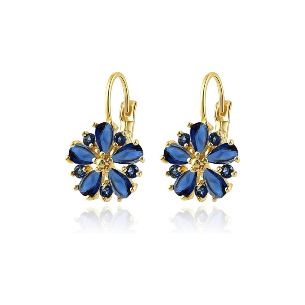 Calina Flower Earrings | Gold