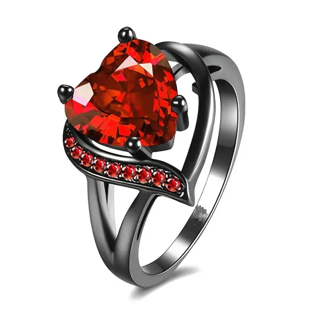 Calindra Ring “Rosethorne” | Black