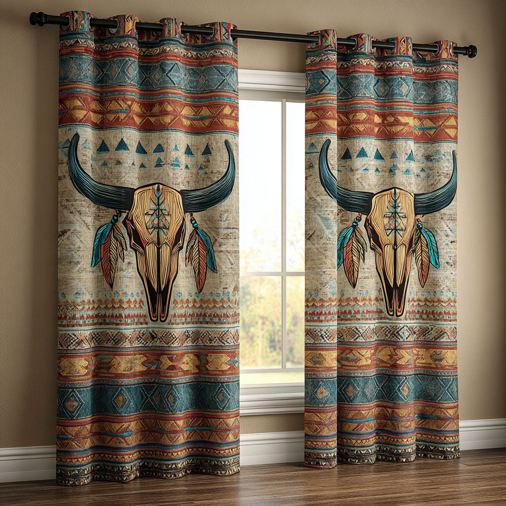 Quilted Curtains – Canyon Light