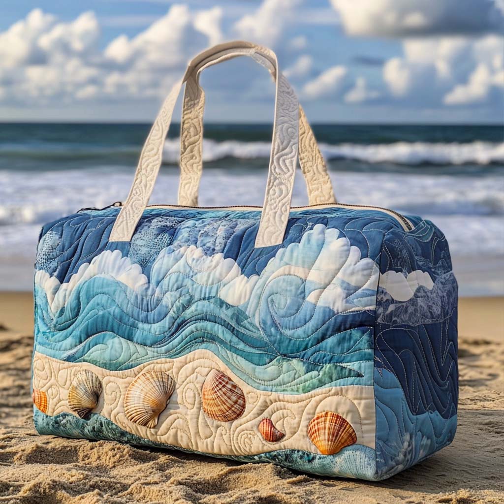 Quilted Travel Bag – Sea Breeze