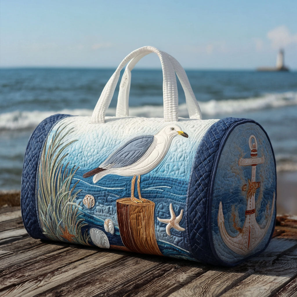 Quilted Travel Bag – Seagull on the Coast