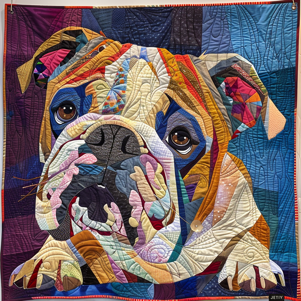Quilted Blanket – Comfy Bulldogs