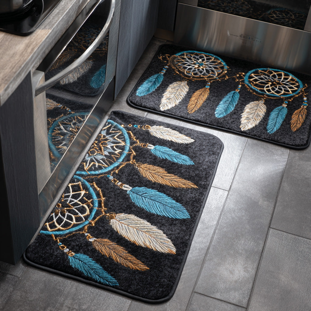 Non-Slip Kitchen Rug – Dreamcatcher and Sky