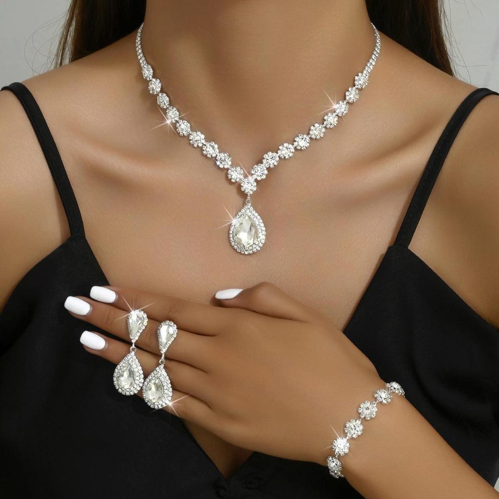Three-Piece Bridal Jewellery Set