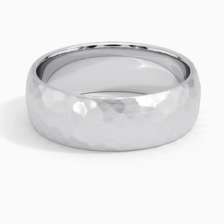 Elric Ring with Textured Core | Gold