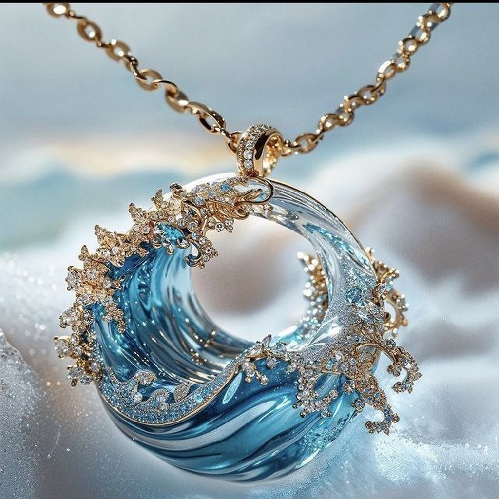 Exotic Necklace “Oath of the Ocean”